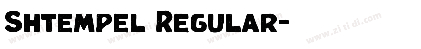 Shtempel Regular字体转换 Shtempel Regular字体转换